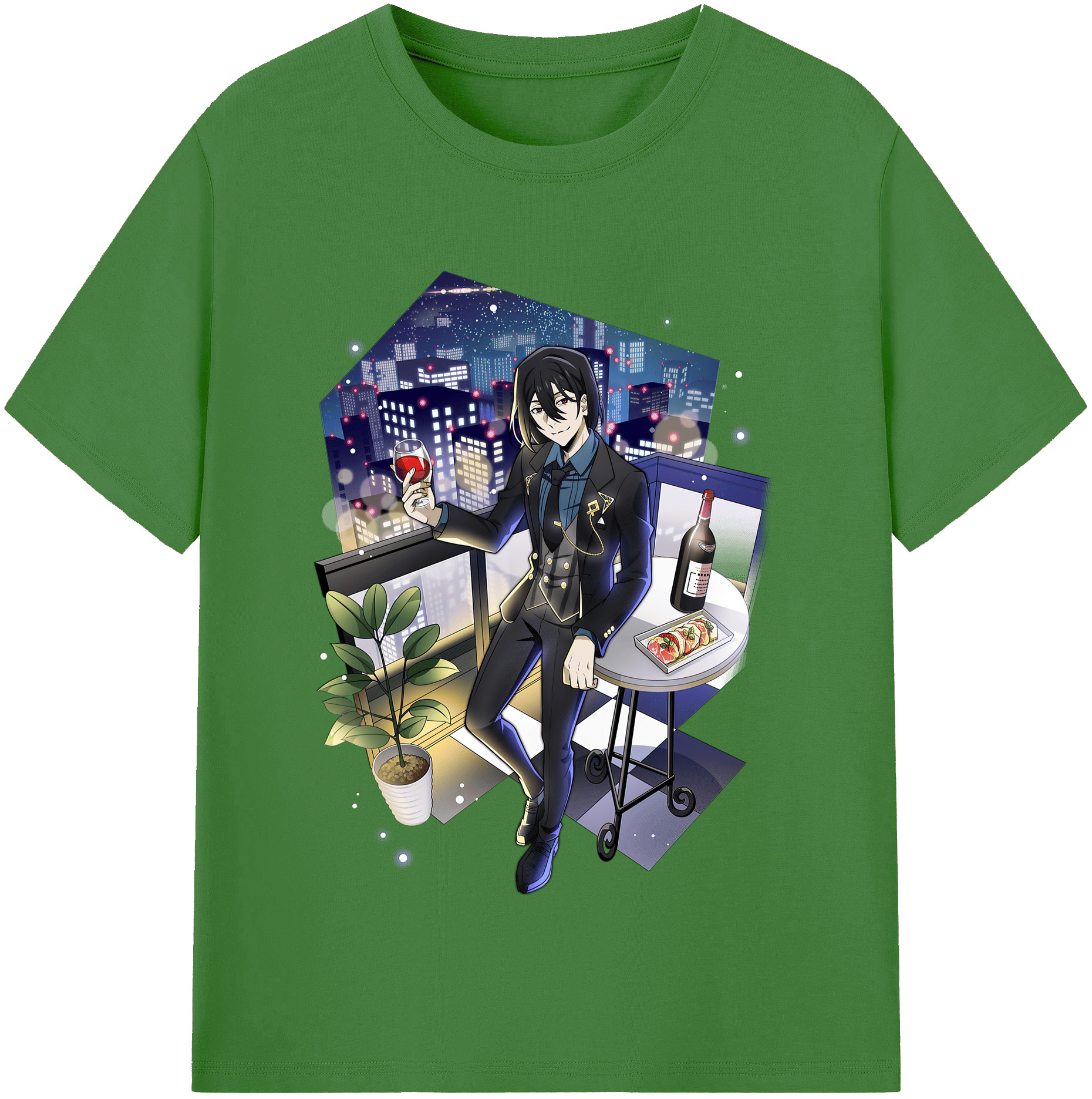 （画像用） 文豪ストレイドッグス Bungo Stray Dogs レディースカジュアルプリントTシャツ（綿100％）